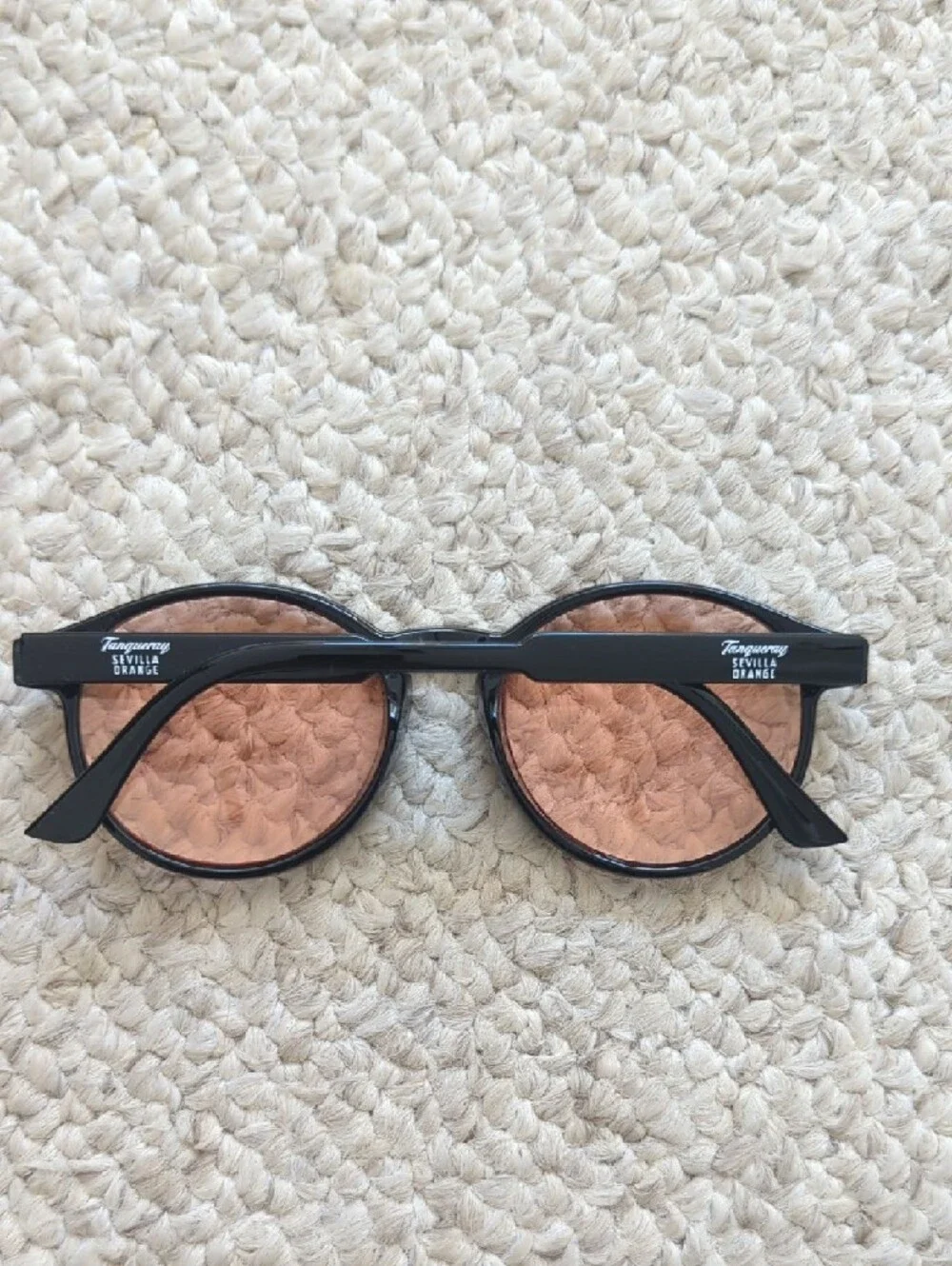 Black Sunglasses with Pink Lenses